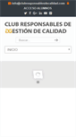 Mobile Screenshot of clubresponsablesdecalidad.com